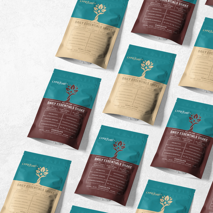 Wellness branded product and merchandise graphics